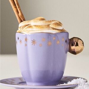 NWT Anthropologie New York City Ballet Espresso Cup & Saucer